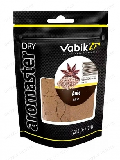 Аттрактант сухой Vabik Aromaster Dry Анис 100г                   