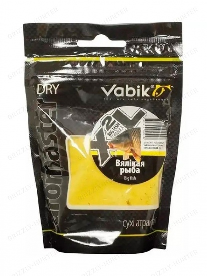 Аттрактант сухой Vabik Aromaster Dry Большая Рыба 100г 
