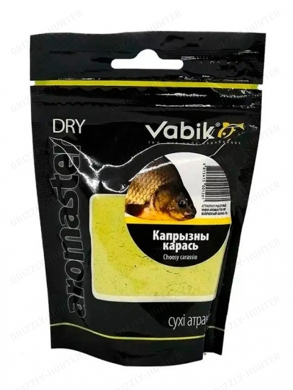 Аттрактант сухой Vabik Aromaster Dry Капризный Карась 100г 