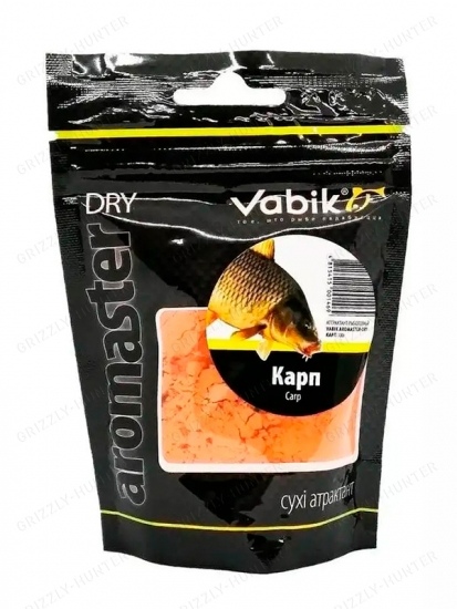 Аттрактант сухой Vabik Aromaster Dry Карп 100г 