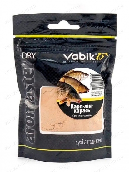Аттрактант сухой Vabik Aromaster Dry Карп-линь-карась 100г 