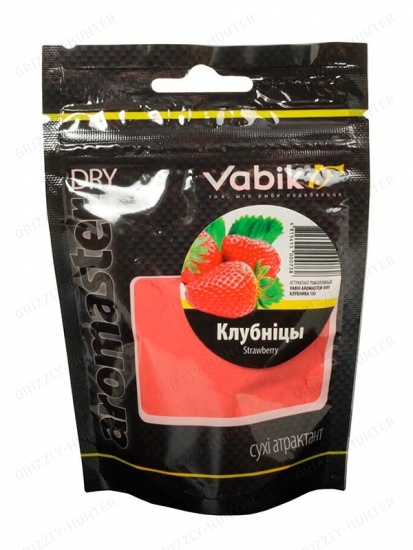 Аттрактант сухой Vabik Aromaster Dry Клубника 100г  