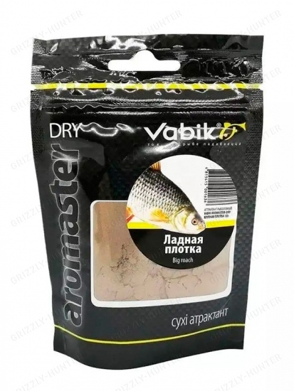 Аттрактант сухой Vabik Aromaster Dry Крупная плотва 100г               