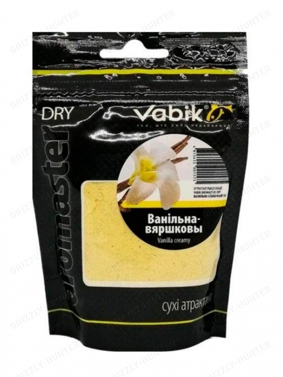 Аттрактант сухой Vabik Aromaster Dry Ванильно-сливочный 100г  