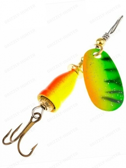 Блесна вращающаяся Akara Bell С-5082 10гр. 175/Yl-Red