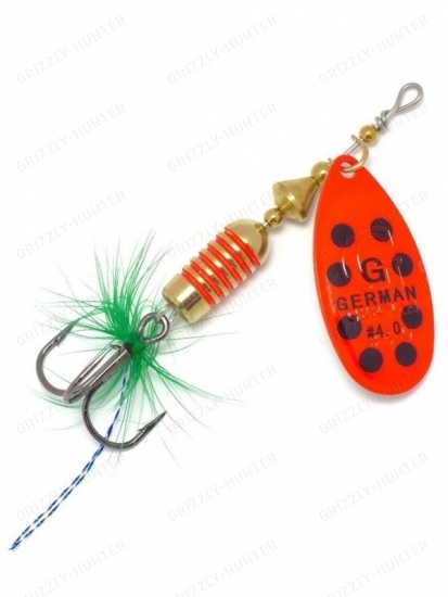 Блесна вращающаяся German Golden Scorpion 5128 №4  15.0g #G1