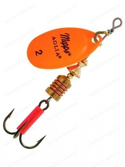 Блесна вращающаяся Mepps Aglia Fluo №2 4.5гр. Orange