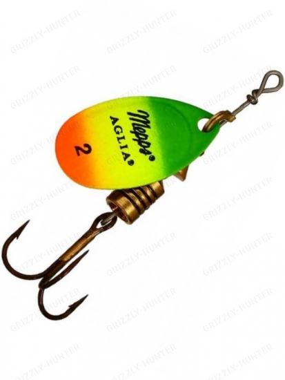 Блесна вращающаяся Mepps Aglia Fluo №2 4.5гр. Tiger