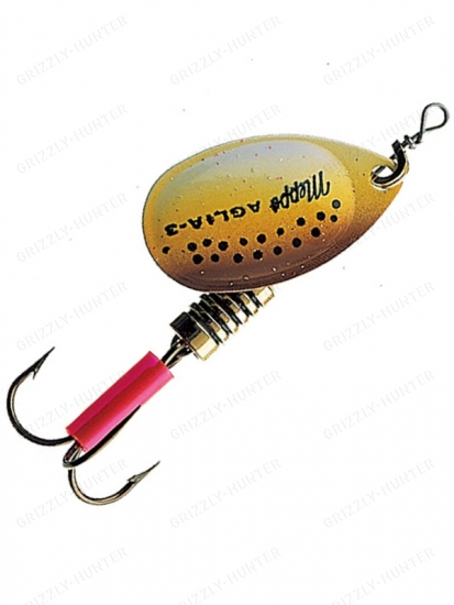 Блесна вращающаяся Mepps Aglia Fluo №3 6.5гр. Brown