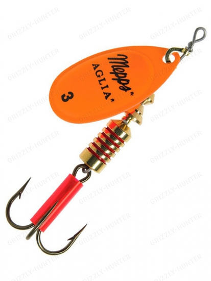 Блесна вращающаяся Mepps Aglia Fluo №3 6.5гр. Orange