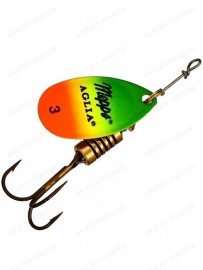Блесна вращающаяся Mepps Aglia Fluo №3 6.5гр. Tiger