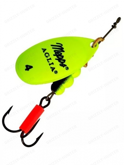 Блесна вращающаяся Mepps Aglia Fluo №4 9гр. Chartreuse