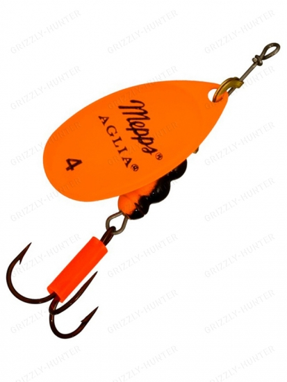 Блесна вращающаяся Mepps Aglia Fluo №4 9гр. Orange