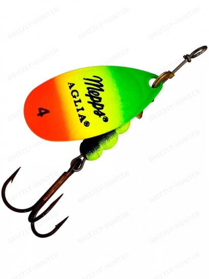 Блесна вращающаяся Mepps Aglia Fluo №4 9гр. Tiger