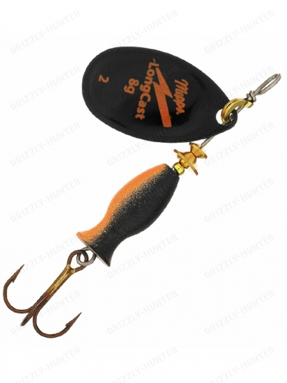 Блесна вращающаяся Mepps Aglia Long Cast №2  8гр. Black
