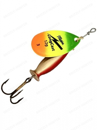 Блесна вращающаяся Mepps Aglia Long Cast №3  12гр. Firetiger