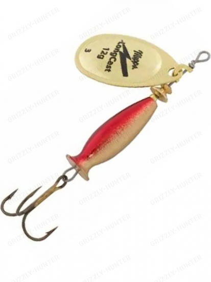Блесна вращающаяся Mepps Aglia Long Cast №3  12гр. Gold