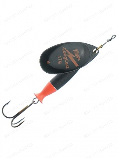 Блесна вращающаяся Mepps Aglia Long Cast №4  17гр. Black
