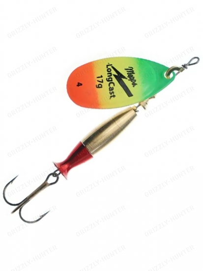 Блесна вращающаяся Mepps Aglia Long Cast №4  17гр. Firetiger
