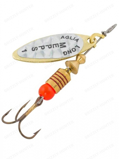 Блесна вращающаяся Mepps Aglia Long Rainbo №1 4.5гр. Gold