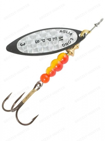 Блесна вращающаяся Mepps Aglia Long Rainbo №3  11.5гр. Black