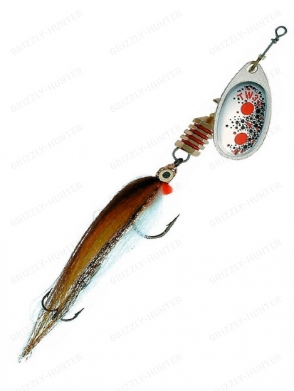 Блесна вращающаяся Mepps Aglia TW Streamer №3  6.8гр. Silver