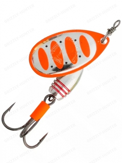 Блесна вращающаяся Savage Gear Rotex Spinner #2 5.5g 04-Fluo Orange Silver 