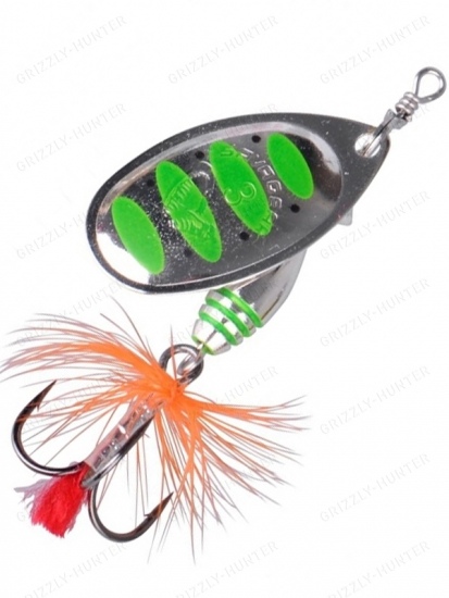 Блесна вращающаяся Savage Gear Rotex Spinner #2a 4g 10-Green Highlander