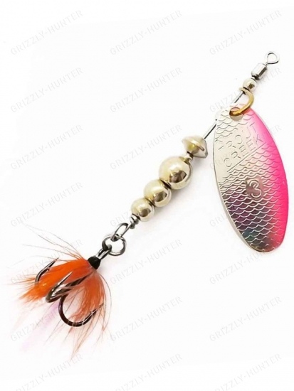 Блесна вращающаяся Varoch Trout Creek N3L 5г тройник с мушкой SP/UV