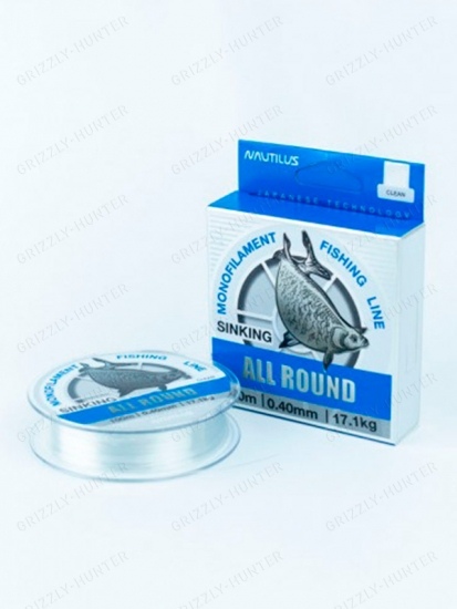 Леска Nautilus All round 0,40мм, 17.1кг, 100м