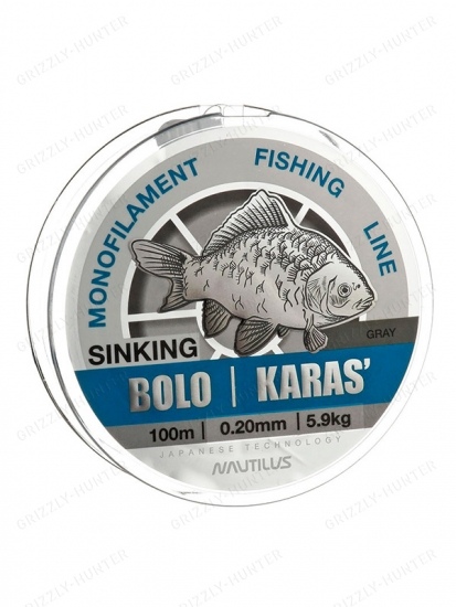 Леска Nautilus Bolo карась 0,20мм, 5.9кг, 100м