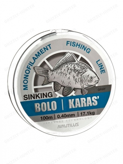 Леска Nautilus Bolo карась 0,40мм, 17.1кг, 100м