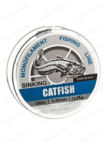 Леска Nautilus Catfish (Сом) 0,30мм, 11.7кг, 100м                          