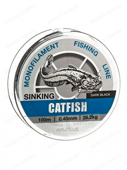 Леска Nautilus Catfish (Сом) 0,45мм, 26.2кг, 100м