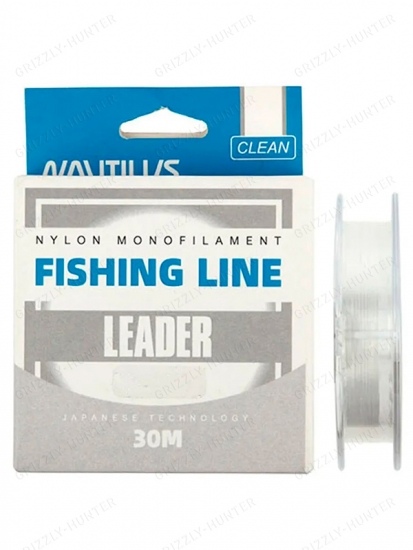 Леска Nautilus Leader 0,10мм, 1.3кг, 30м
