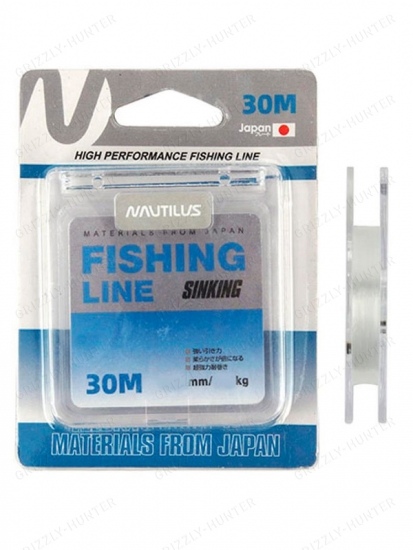 Леска Nautilus Toray Leader 0,112мм, 1.91кг, 30м