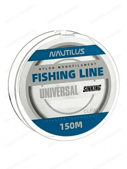 Леска универсальная Nautilus Universal 0,28мм, 7.1кг, 150м  
