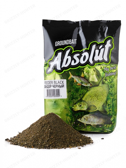 Прикормка Absolut Фидер черный 750 g 