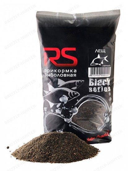 Прикормка RS black series Лещ (черный) 1 kg 
