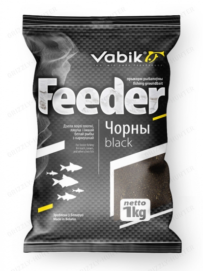 Прикормка Vabik Feeder Black 1kg