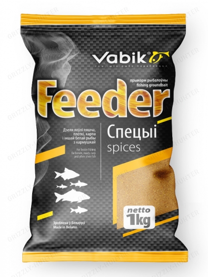 Прикормка Vabik Feeder Специи 1 kg 