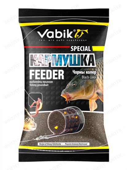 Прикормка Vabik SPECIAL Feeder Чёрный 1kg