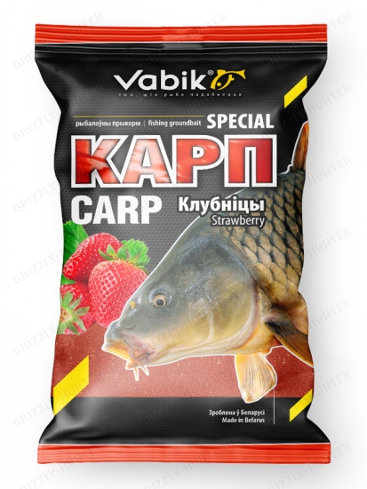 Прикормка Vabik Special Карп Клубника 1 kg 