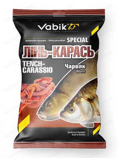 Прикормка Vabik Special Линь-карась Червь 1 kg 