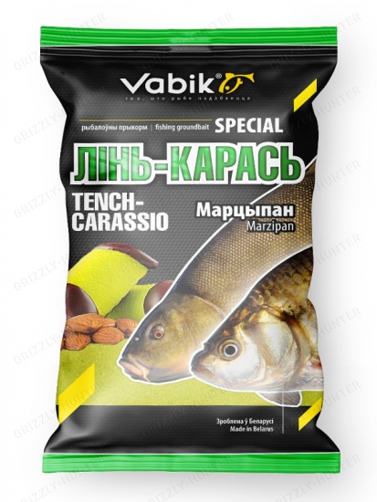 Прикормка Vabik Special Линь-карась Марципан зел. 1 kg 