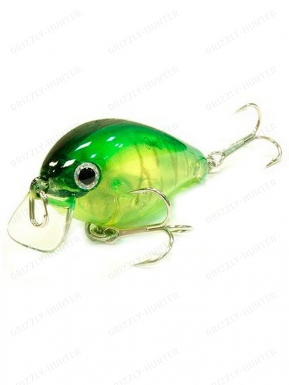 Воблер Lucky Craft Clutch SR_5412 Lime Chart Tiger 905 45мм,6.6г,0.6м